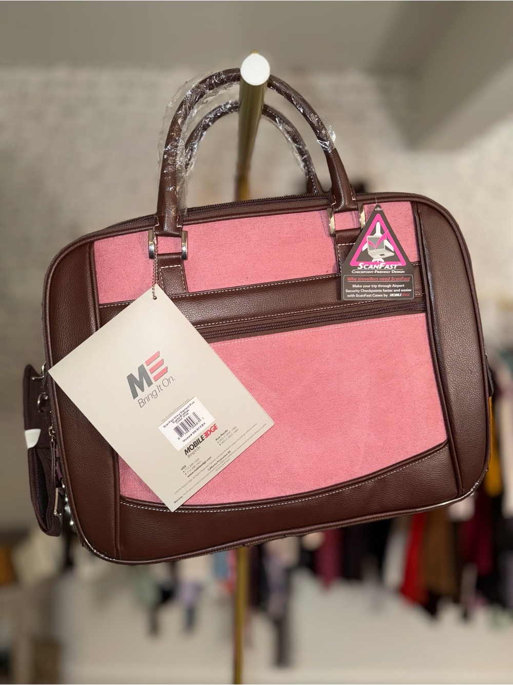 Mobile Edge ScanFast Element Travel Laptop Briefcase